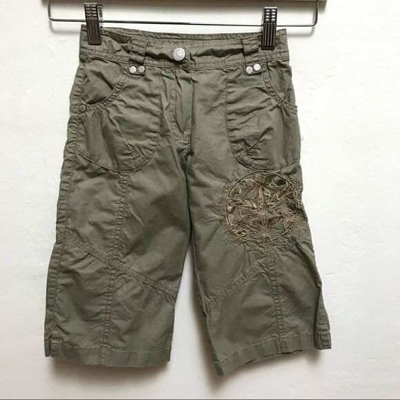 Kanz Cargo Pant size 4 Green Olive Nwot - Picture 1 of 4